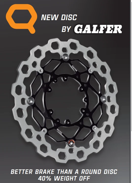 Galfer Rear Brake Disc Cubic Ducati 1198 R SP 1198 09- DF775Q Foto 3 de 3