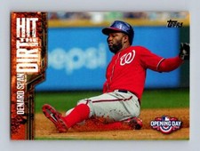 2015 Topps Opening Day #HTD-14 Denard Span Hit The Dirt Washington Nationals