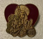 Disney's Aladdin & Jasmine Heart Cast Lanyard Series Valentine Pin 2002 — photo 1