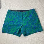 TALBOTS SIZE 12 TROPICAL PRINT SHORTS. BEACH CRUISE VACATION
