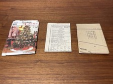 Vintage Simplicity Crafts Uncut Pattern 9348 Christmas Holiday Ornaments KG JD