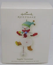 Vintage 2008 Hallmark Keepsake, Jugglin' Snowman.
