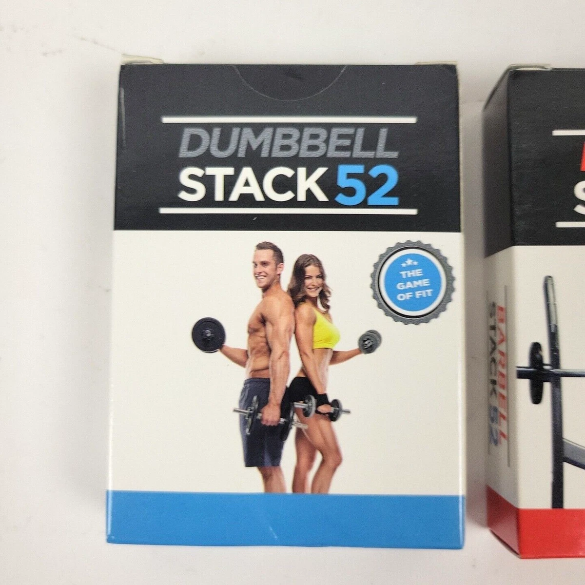 STACK 52 Dumbbell And Barbell Exercise Workout Card Game eBay