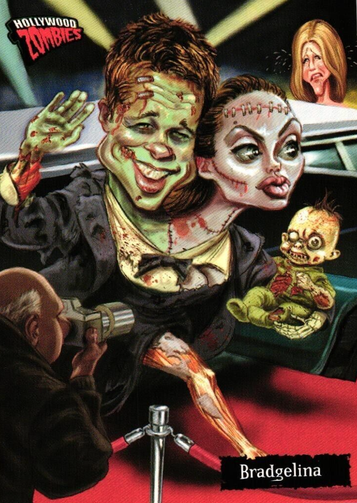 Bradgelina Topps Hollywood Zombies Trading Card | eBay