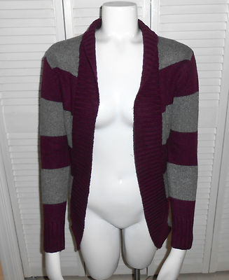Pull Long Aéropostale Rayé Gris Et Violet, Taille S/P, Neuf Avec étiquettes