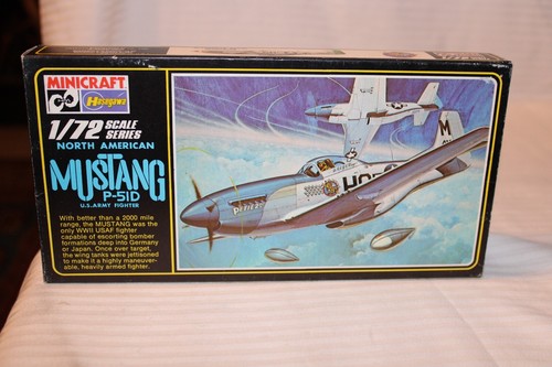 Hasegawa, P-51D Mustang Flugzeug Modellbausatz im Maßstab 1:72 #101 neu geöffnet