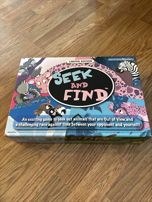 Limited Montgomery Edition Seek And Find 30 Plastic Wild Animal Game ￼