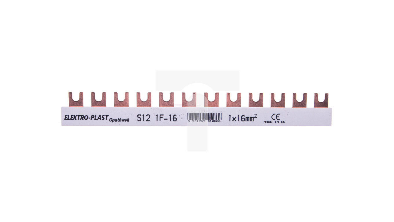 1P 80A 16mm2 fork busbar (12 mod.) 1F S12 1F-10 45.121 /T2UK