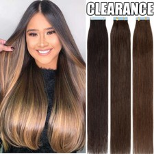 Thick Tape In Real Remy Human Hair Extensions Full Head 20pcs Skin Weft 2.5g/pcs