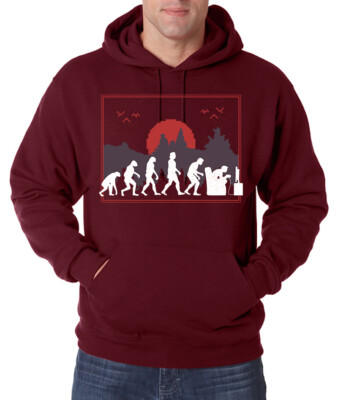 Youth Designz Herren Hoodie Fun Lustig Spruch Gaming Evolution Nerd Gamer Cool