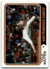 2022 Topps Heritage Cole Waites Rookie San Francisco Giants #258