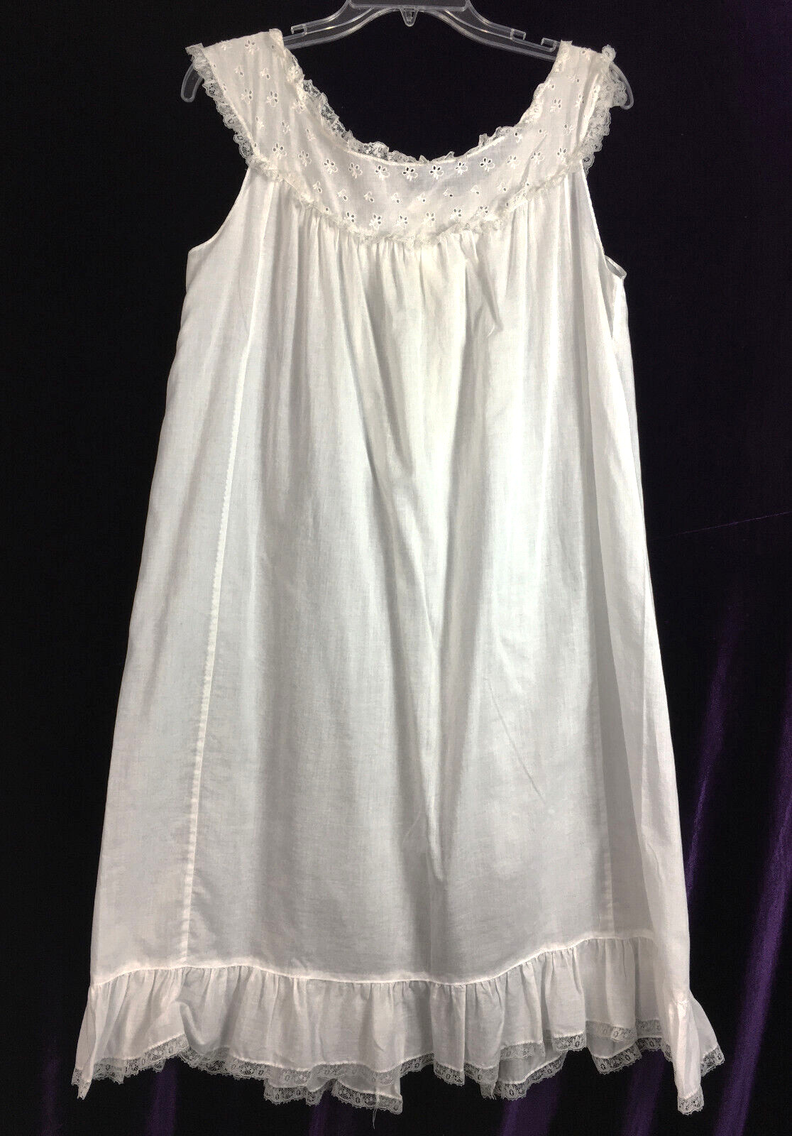 vintage babydoll nightgown cotton Gem