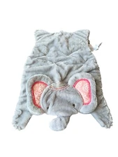 LevTex Baby Elephant Plush Play Mat Security Lovey 30” X 17” Colorful Back Clean