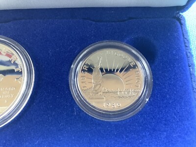 1986年 エリス島記念コイン 4枚セット 1986 ELLIS ISLAND UNITED STATES LIBERTY COIN SET OF 2 IN