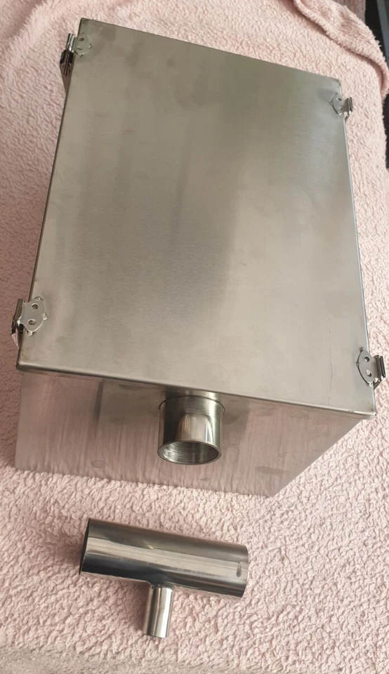 Haushalt/Gewerbe Gastronomie Fettfalle 16 Liter Edelstahl Abfall Fettfalle - Bild 2 von 4