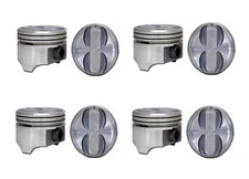 Enginetech Dish Pistons Set P1598(8)030 for 1987-1995 Chevrolet SBC 305 5.0L V8
