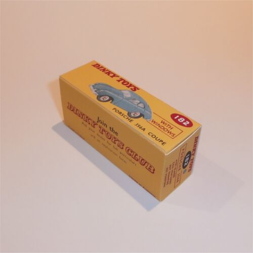 Dinky Toys 182 Porsche 356A Coupe Red Repro Box - Picture 2 of 4