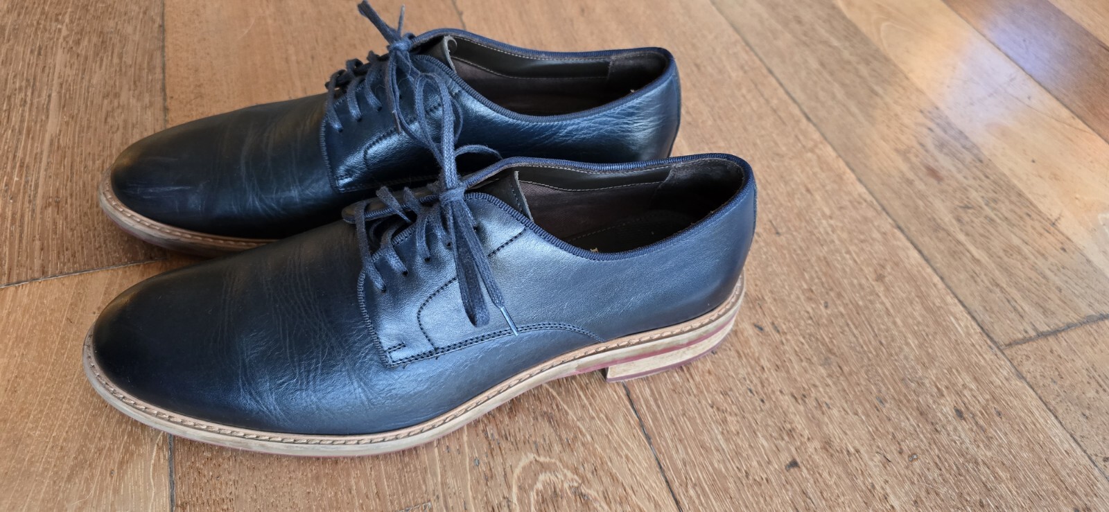 SAOLA Scarpe casual eleganti Bruno Magli uomo 9 5 blu navy Made in Italy