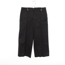 HERMES Pants 4H0404DQ cotton Black Used Women