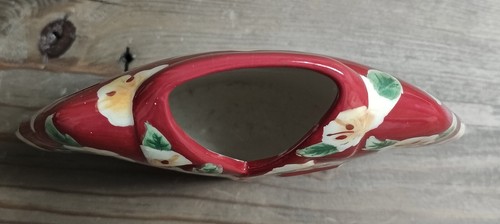 Vaso camicia hawaiana Paul Brent rosso floreale di Burton & Burton 7"x7"x2" - Foto 7 di 11