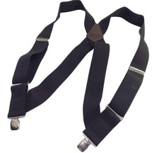 Holdup Hip-clip Style 2" Wide Trucker Suspenders with USA Patented No-slip C...
