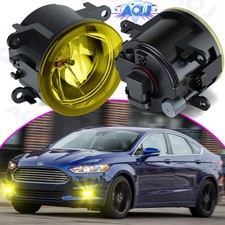 Pair For Ford Focus 2008-2014 Front Bumper Halogen Fog Lights Lamp W Clear Lens