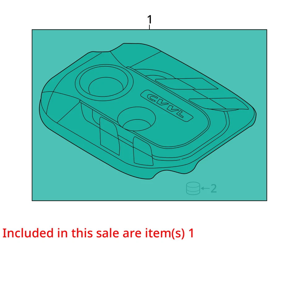 Cubierta del motor Kia Soul MCZ55 2014 Foto 3 de 4