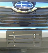 Front Bumper License Plate Tag Holder Mount Mounting Relocator Adapter Kit Br...