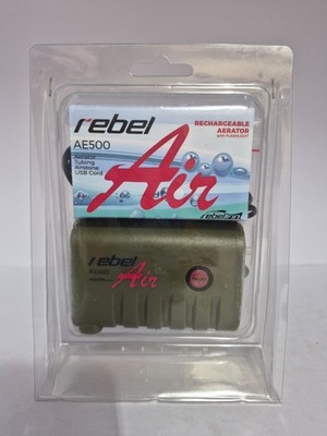 New RebelFIN Rebel Air USB Rechargeable Battery Bait Bucket Aerator + Flashlight