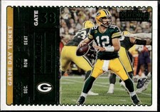2022 Panini Contenders Game Day Ticket Emerald #GDT-ARO Aaron Rodgers Packers