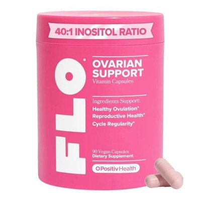 FLO Womens Inositol Supplement 40:1 Myo & D-Chiro Inositol Hormone Cycle Support