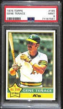 1976 Topps #165 Gene Tenace   PSA 9 MINT C101219