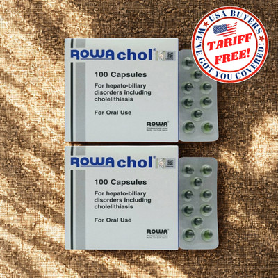 2 X ROWACHOL For Hepato Biliary Disorders Cholelitiasis & Gallstones 100's