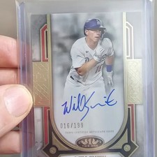 LA Dodgers Will Smith Tier One Autographed Baseball Card