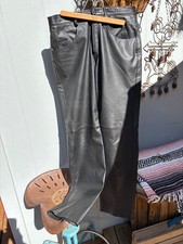 Unbranded Leather Vintage Pants 33x34