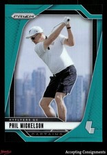 2025 Panini Prizm LIV Prizms Teal #72 Phil Mickelson 105/275 HYFLYERS GC