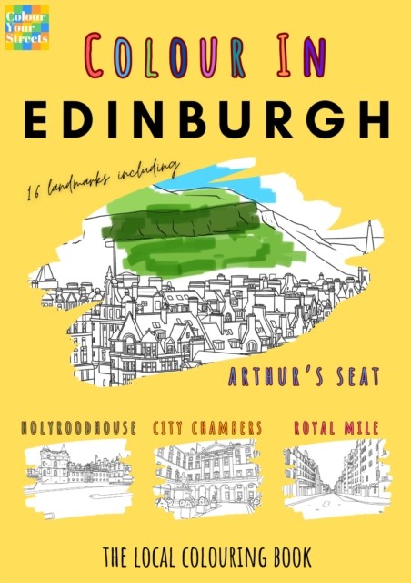 Edinburgh Colouring Book (A4) Colour Your Streets - Image 4