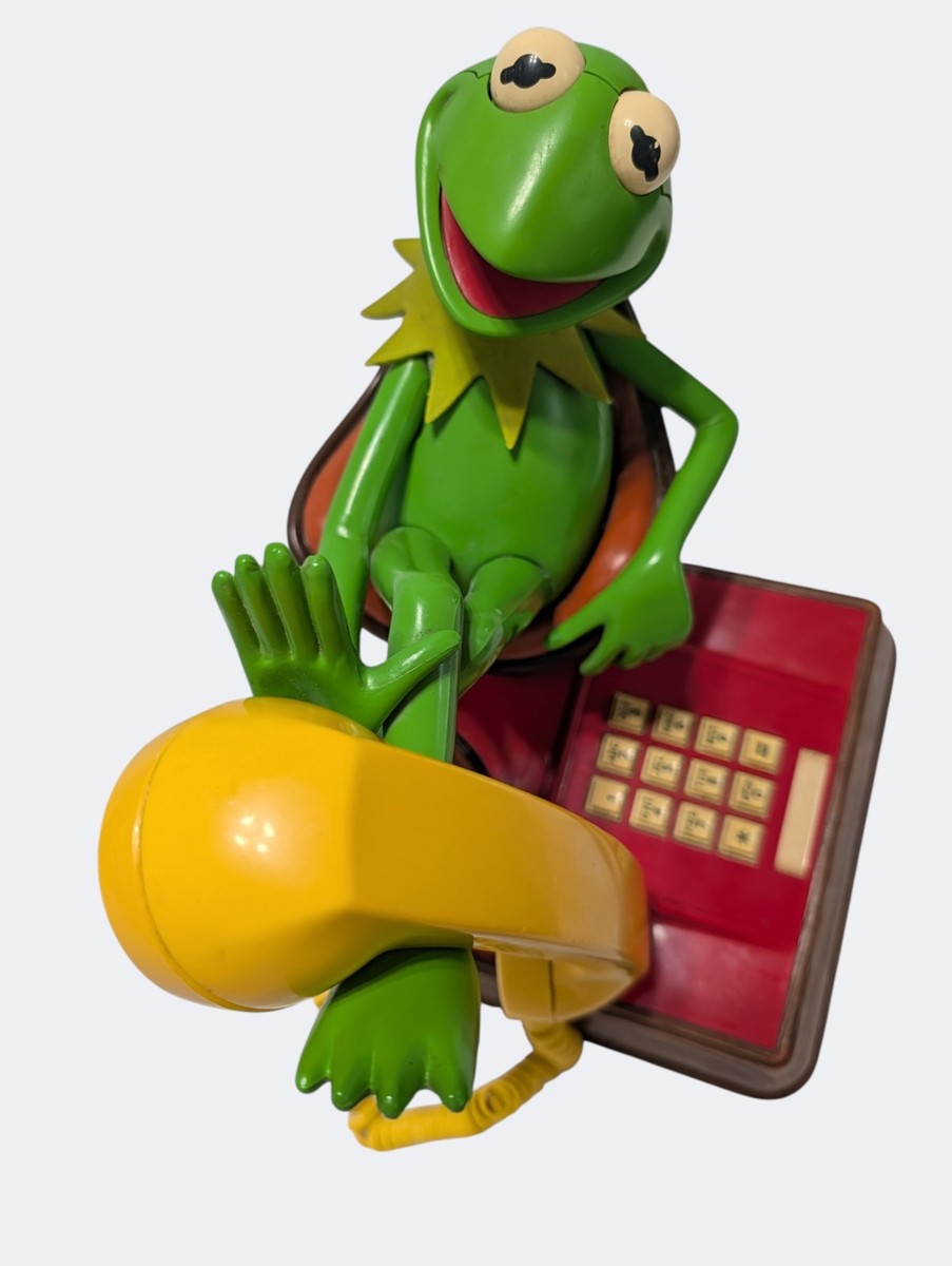 FROG PHONE フロッグフォン　珍品　1980年代　レトロ Vintage 1983 Kermit the Frog Phone ATC Jim Henson Muppets Tested