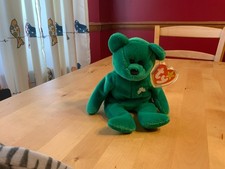 BEANIE BABIES ERIN THE IRISH BEAR
