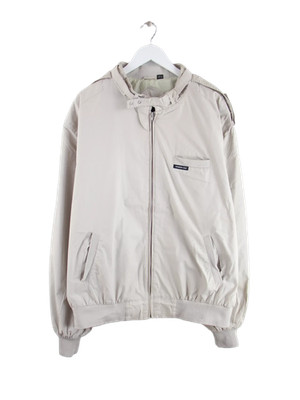 Members Only 90s Vintage Bomber Jacke Beige 3XL Herren