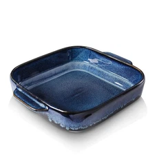 Ceramic Bakeware, 8x8 Baking Dish, Square Baking Pan, Ceramic Baking Dish, Br...
