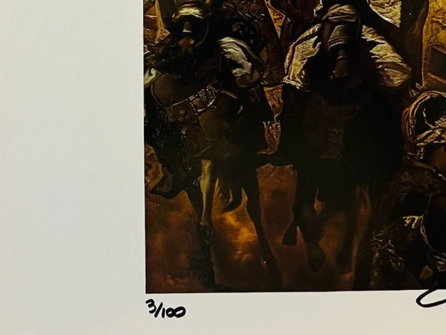 Impresión original firmada de Salvador Dalí, certificado de autenticidad + tasación por $3.500 USD. Foto 3 de 4