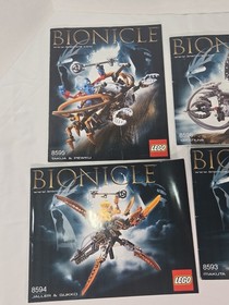 Lego Bionicle Instruction Manuals Lot of 11 8595 8596 8594 8593 8606 8615 8531