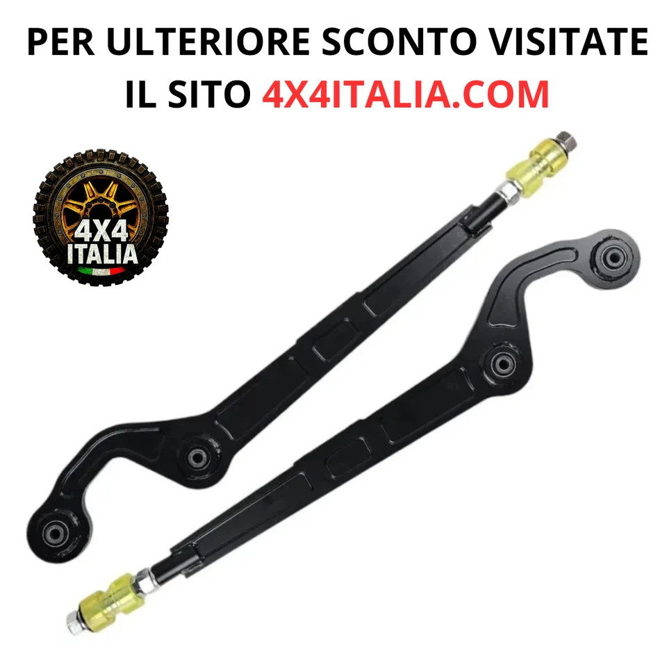 Puntoni Anteriori Rinforzati e Regolabili per Nissan Patrol GR Y60 - Y61