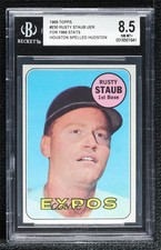 1969 Topps Rusty Staub #230 BGS 8.5 0q3