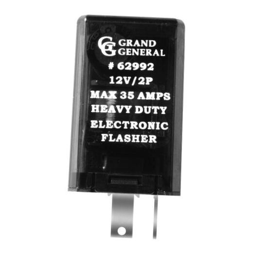 Grand General 62992 Rectangular 12V 35 Amp Electronic Rectangular-35 Amps