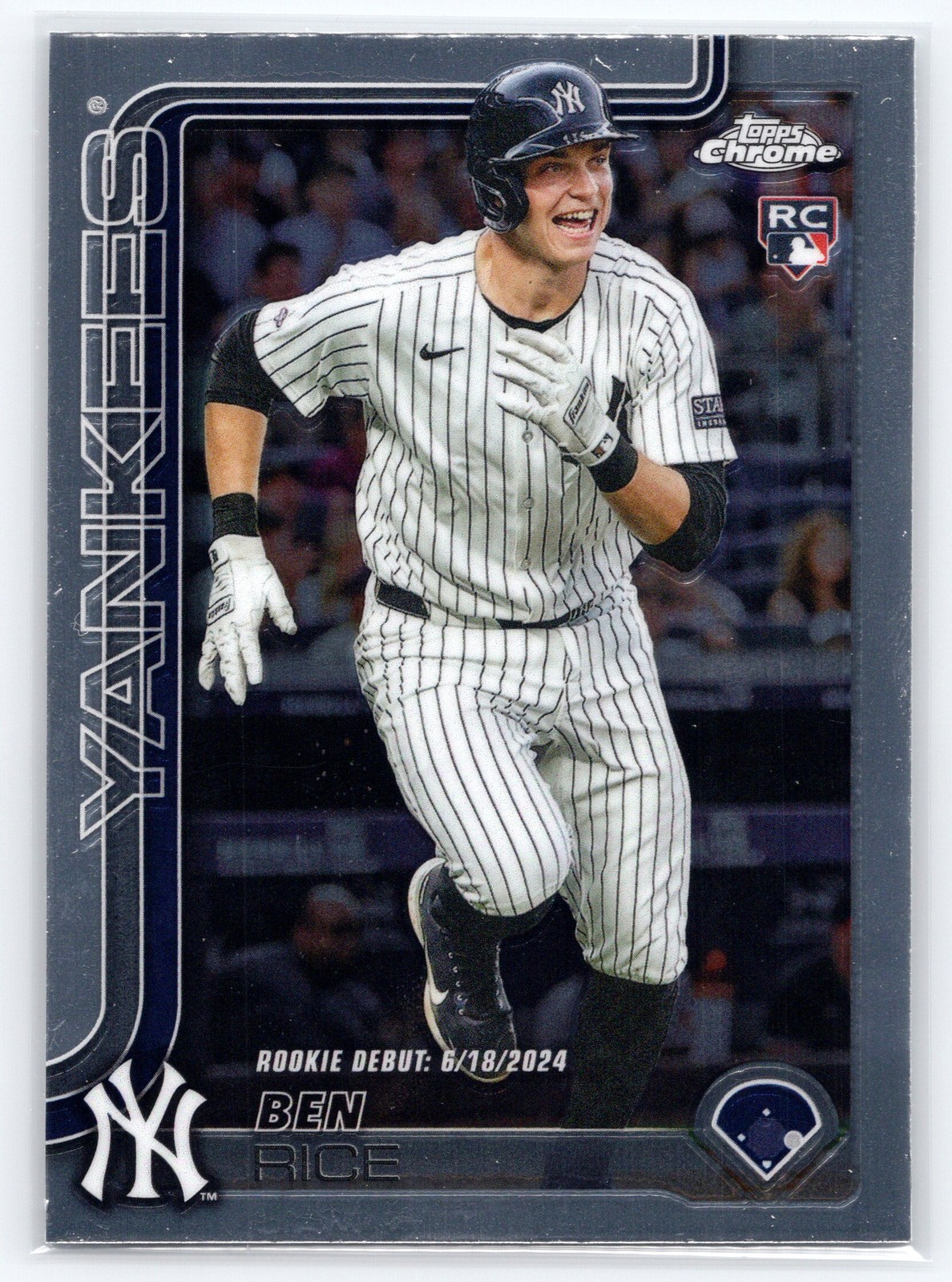 2025 Topps Chrome Update #USC138 Ben Rice New York Yankees Rookie