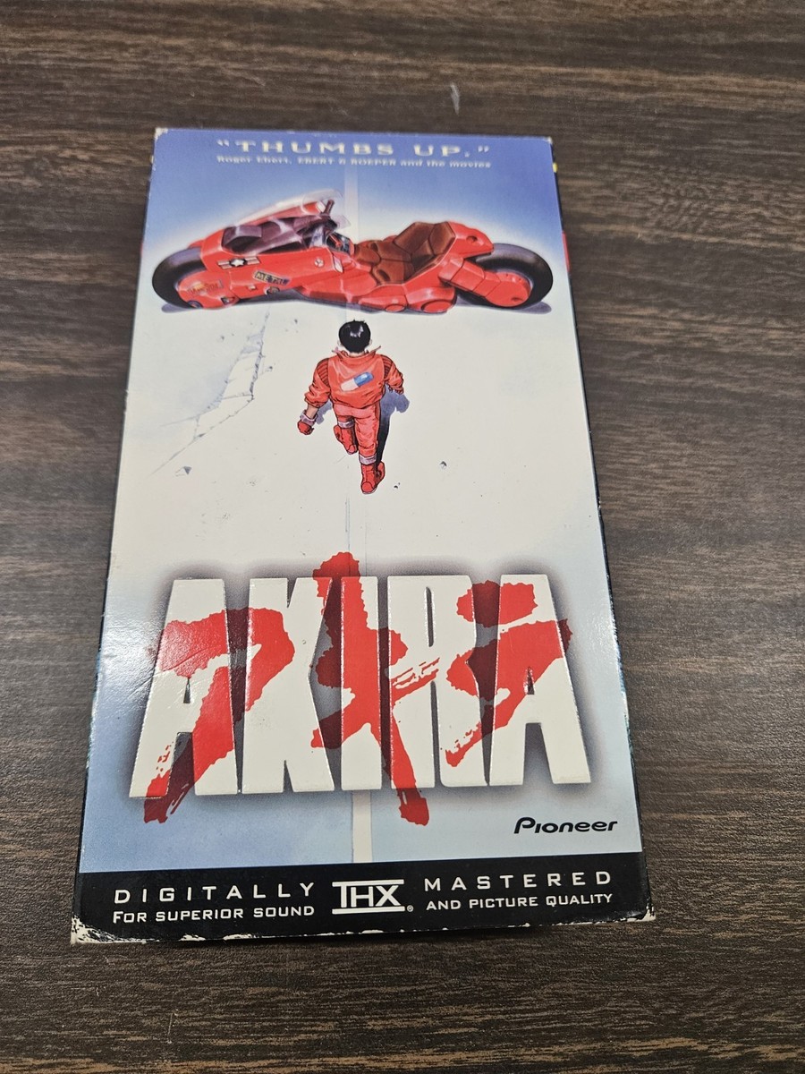 AKIRAアキラ　VHS Vintage 1987 Pioneer VHS Akira Anime English Works Rare Oop
