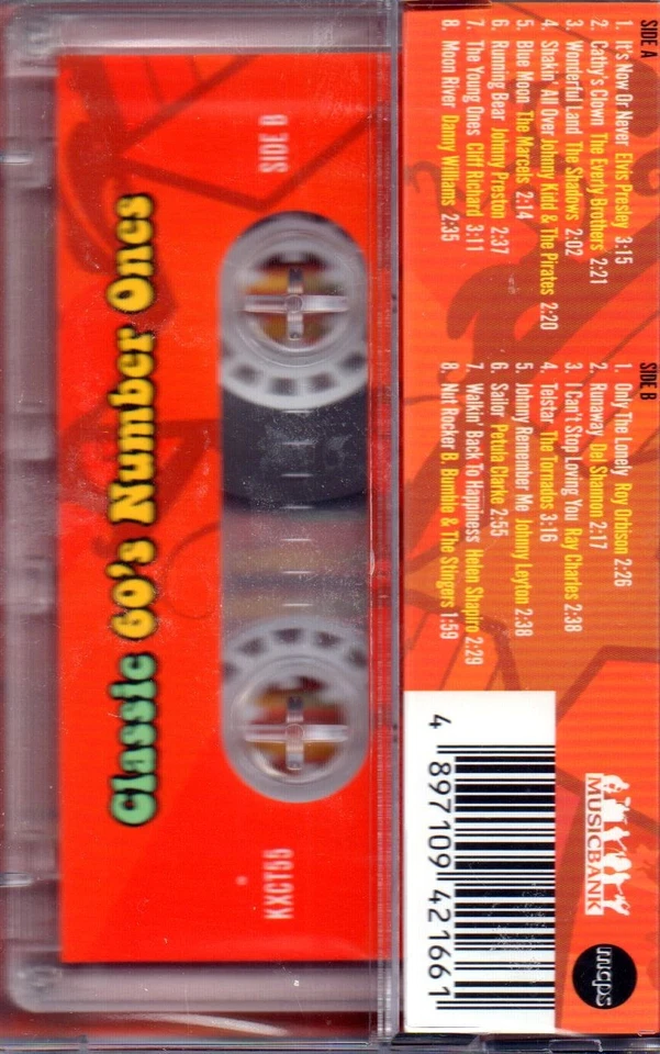 Various - Classic 60's Number Ones, 16 tracks, originals, brand new cassette - Image 2 of 2