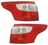 RüCkleuchten Set FüR Ford Focus MK3 Turnier Kombi -2014 RüCklichter Heckleuchten